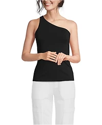 Lands' End Women's Slender One Shoulder Top