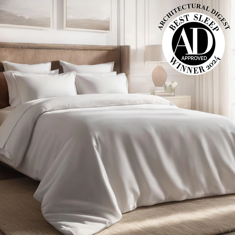 Luxury 1000 Thread Count Bed Sheets Set - 100% Cotton Sateen Soft