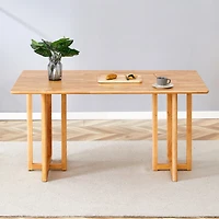 Streamdale Furniture Retro Solid Wood Dining Table/Desk Chinese Country Charm