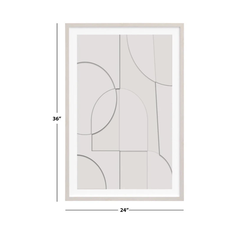 Peaceful Configuration Framed Wall Art