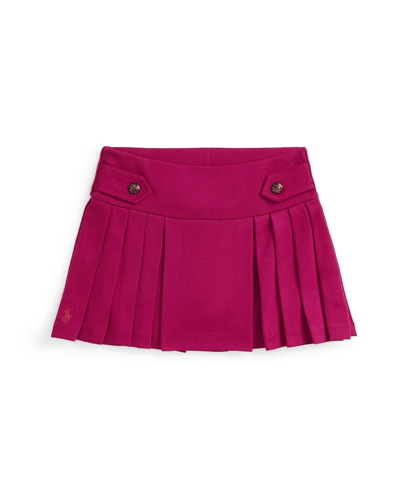 Polo Ralph Lauren Toddler and Little Girls Pleated Ponte Skort