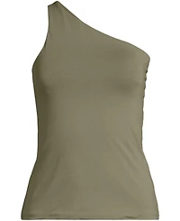 Lands' End Plus Slender One Shoulder Top