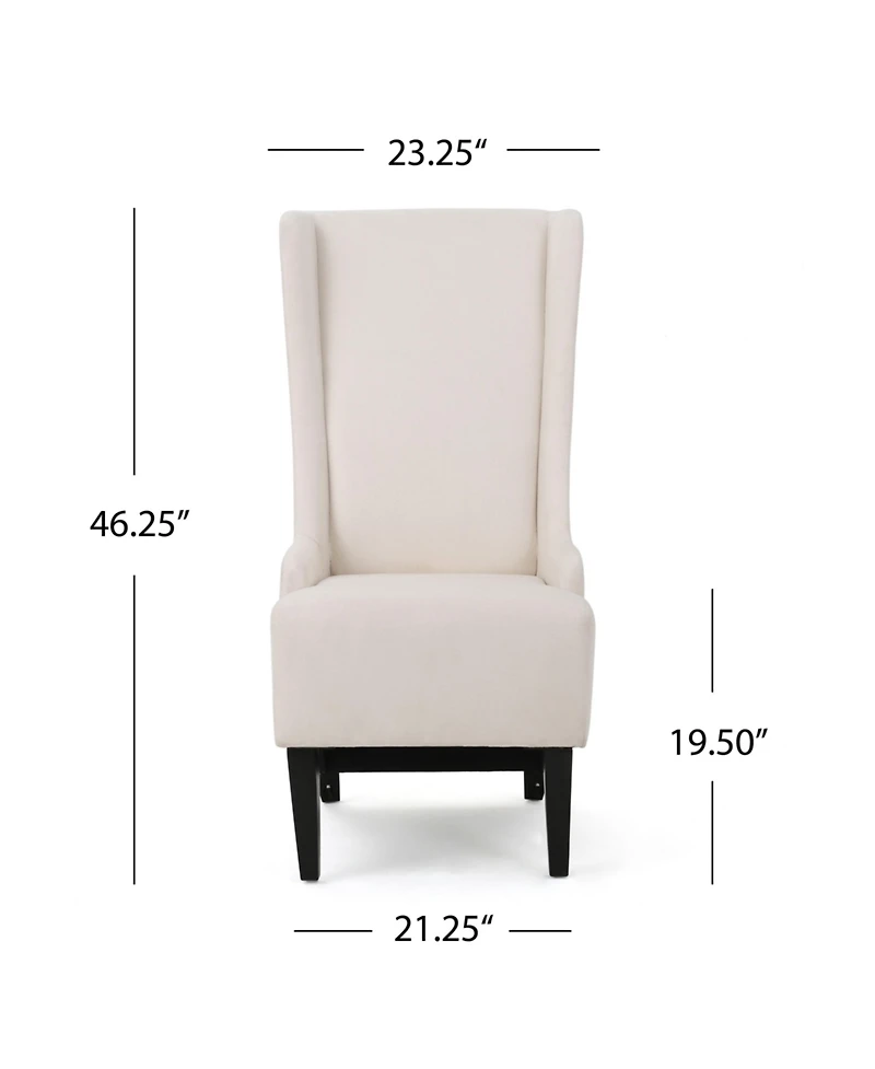 Streamdale Elegantly Designed Contemporary Wingback Upholstered Dining Chair