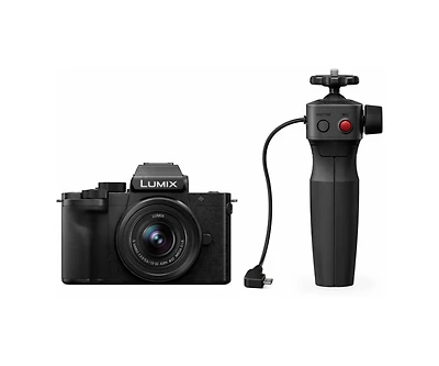 Panasonic Lumix G100 4K Mirrorless Vlogging Kit with 12-32mm Lens & Tripod Grip