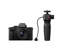 Panasonic Lumix G100 4K Mirrorless Vlogging Kit with 12-32mm Lens & Tripod Grip