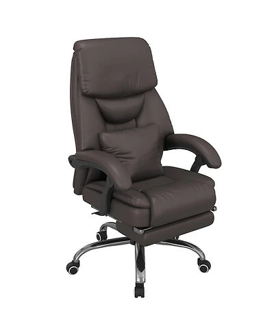 Vinsetto Executive Office Chair with Kneading Massage Swivel Wheels