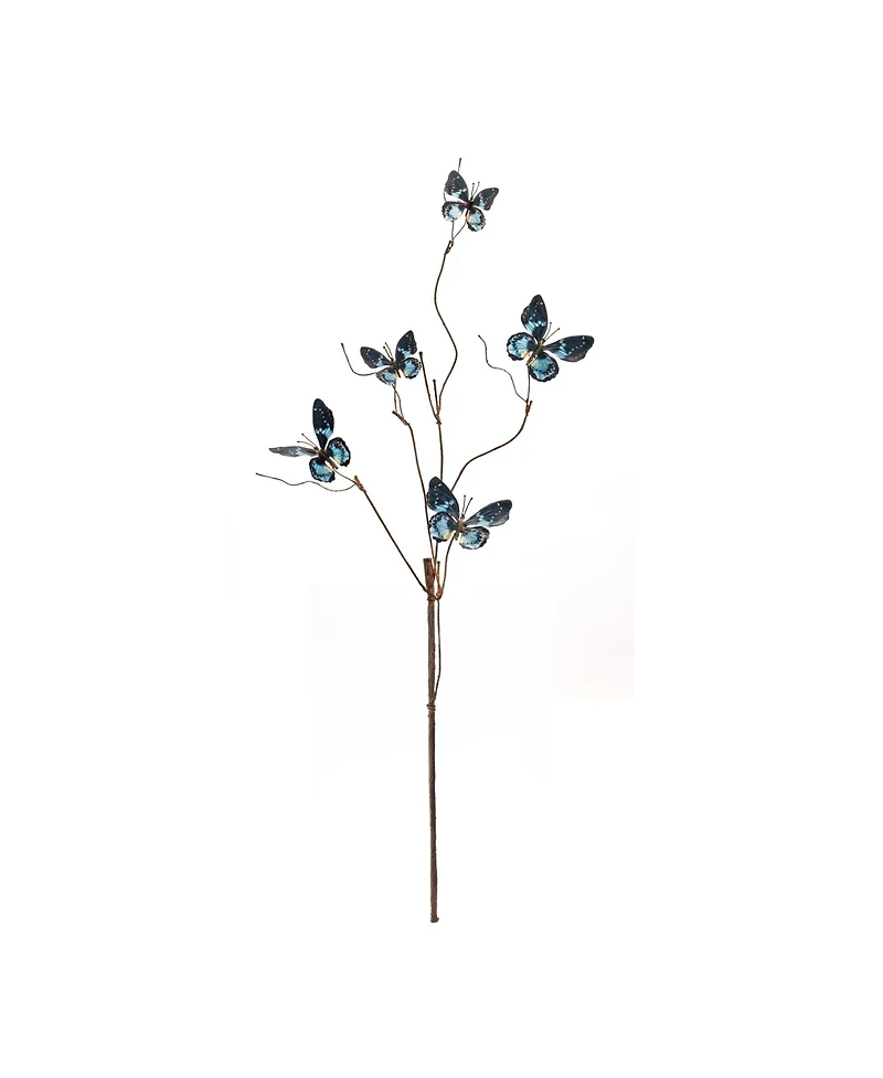 Slickblue Beautiful Wire Butterfly Decorative Spray (Set of 6)