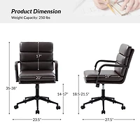 Comtemperary Joseph Task Chair with Arms