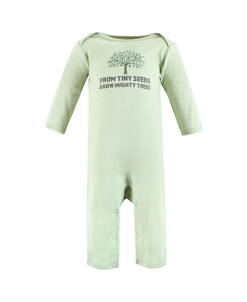 Touched by Nature Baby Boys Unisex Organic Double Coverall Set