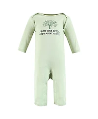Touched by Nature Baby Boys Unisex Organic Double Coverall Set