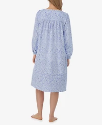 Eileen West Women's Cotton Lace-Trim Waltz Nightgown