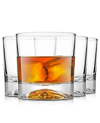 JoyJolt Radiant Double Old Fashioned Tumblers - 10 oz, Set of 4