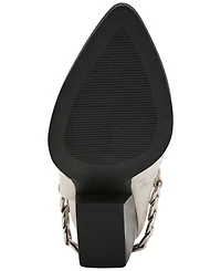 Dv Dolce Vita Women's Keeler Harness Moto Engineer Chain Heeled Boots