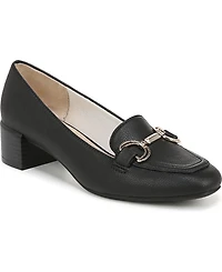 LifeStride Bliss Slip On Block Heel Loafers