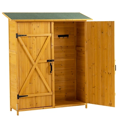 Streamdale Durable 56" x 19.5" Garden Shed with Waterproof Roof and Lockable Door