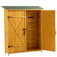 Streamdale Durable 56" x 19.5" Garden Shed with Waterproof Roof and Lockable Door