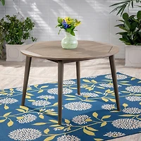 Sleek Acacia Wood Dining Table for Outdoor Spaces