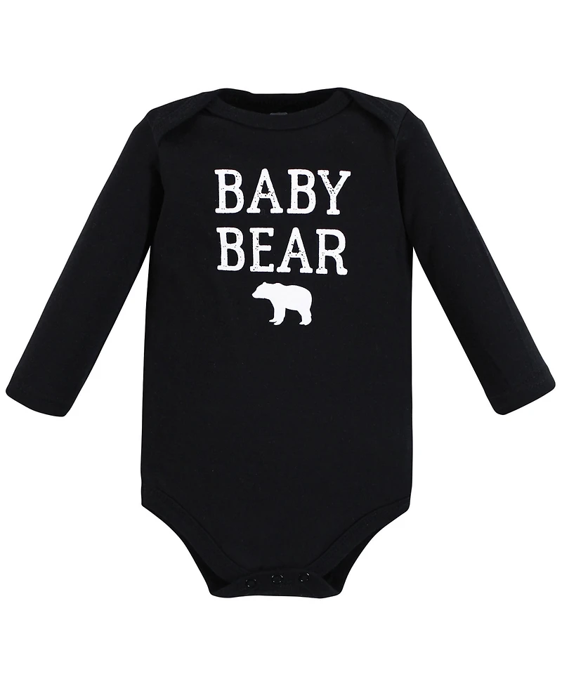 Hudson Baby Boys Unisex Versatile 3-Piece Collection Long Sleeve Bodysuit, Pants, and Booties