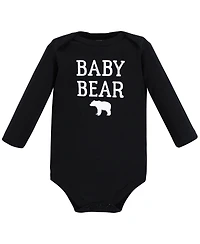Hudson Baby Boys Unisex Versatile 3-Piece Collection Long Sleeve Bodysuit, Pants, and Booties