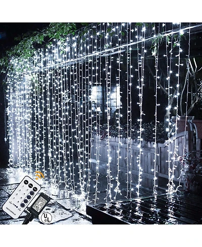 304 Count Led Curtain String Lights Room Decor Fairy Lights