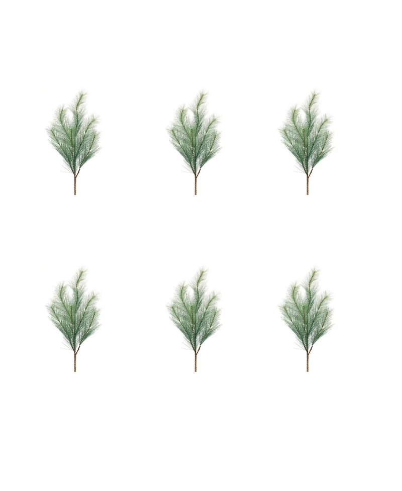 Slickblue Long Needle Pine Spray (Set of 6)