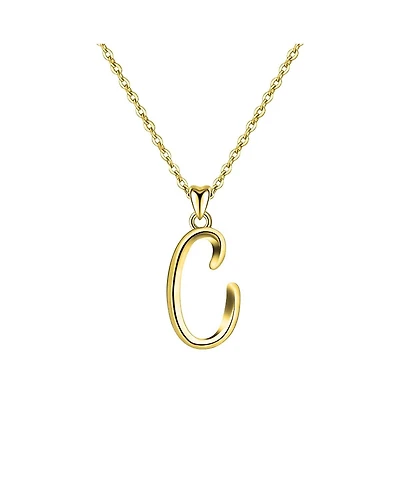 GiGiGirl Stylish 14K Gold Plated Initial Necklace.