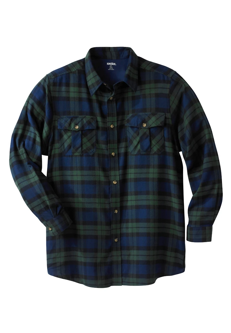KingSize Big & Tall Signature Plaid Flannel Shirt