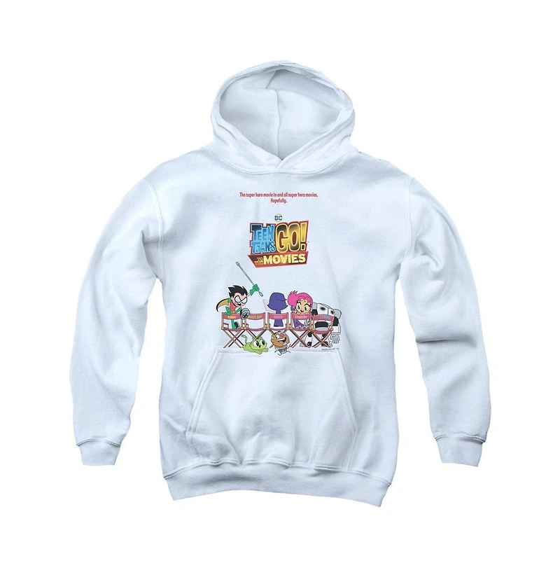 Teen Titans Go To The Movies Youth Poster Pull Over Hoodie / Hooded Sweatshirt