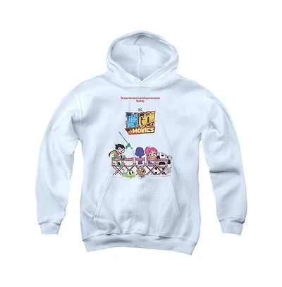 Teen Titans Go To The Movies Youth Poster Pull Over Hoodie / Hooded Sweatshirt