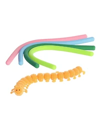 Aurora Toys Small Stretchy Caterpillar Engaging Toy Multicolor 6"