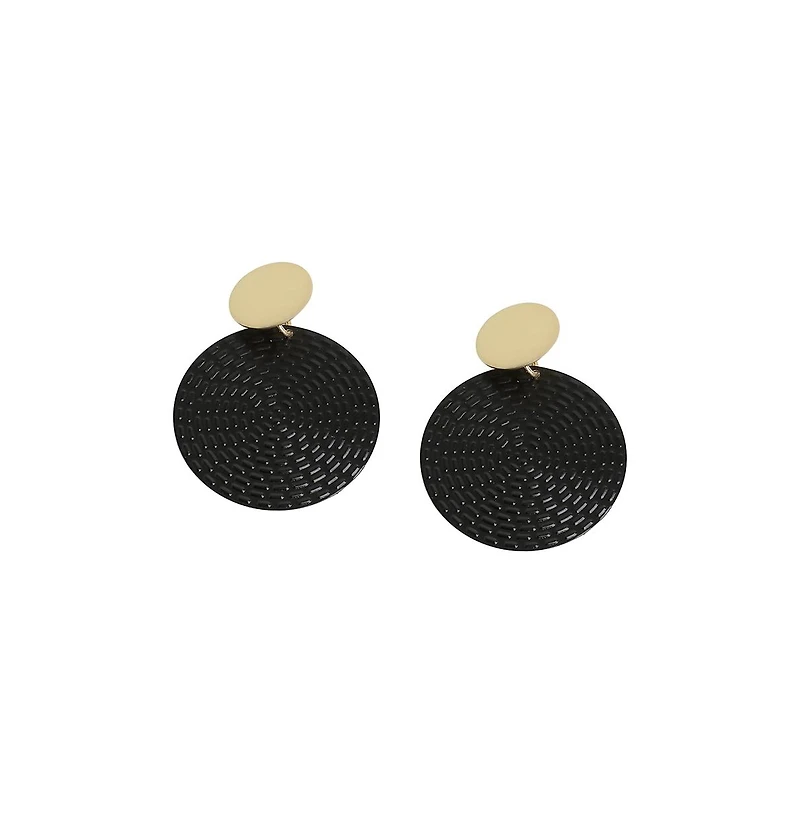 Sohi Women's Contrast Drop Earrings