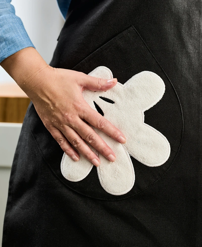 Disney Cotton 5-Piece Oven Mitt Set,White