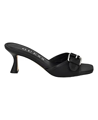 Guess Women's Dista Buckle Kitten Heel Sandals