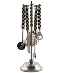 Mackenzie-Childs 3260 Courtly Check Bar Tool Set