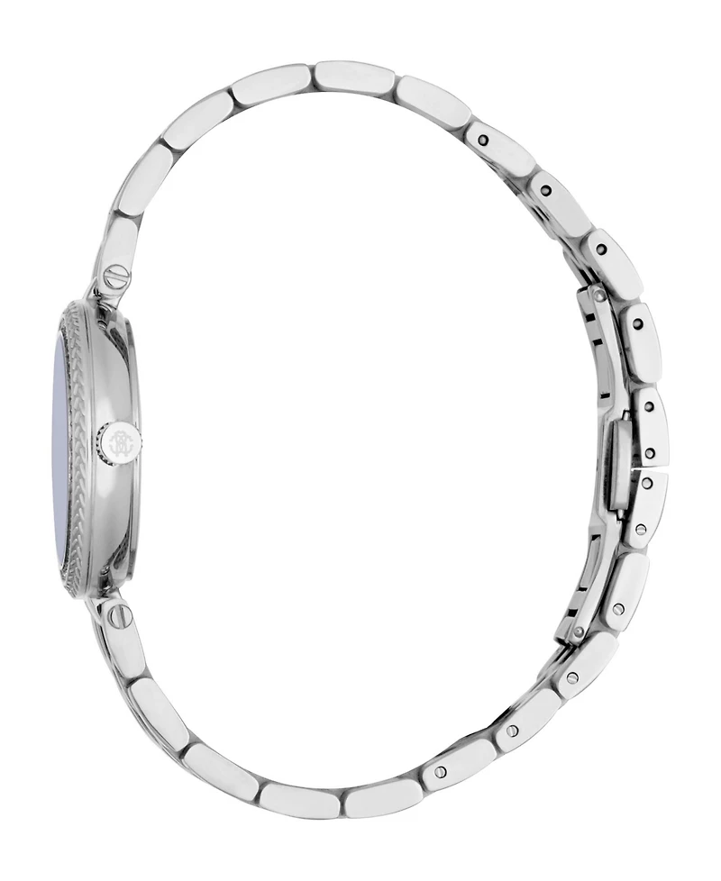 Roberto Cavalli Women's Quartz Silver-tone Stainless Steel Watch 30mm
