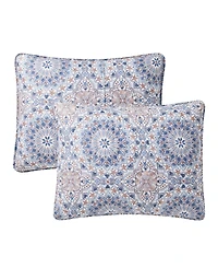 Closeout! Vcny Home Sea Medallion 3-Piece Quilt Set