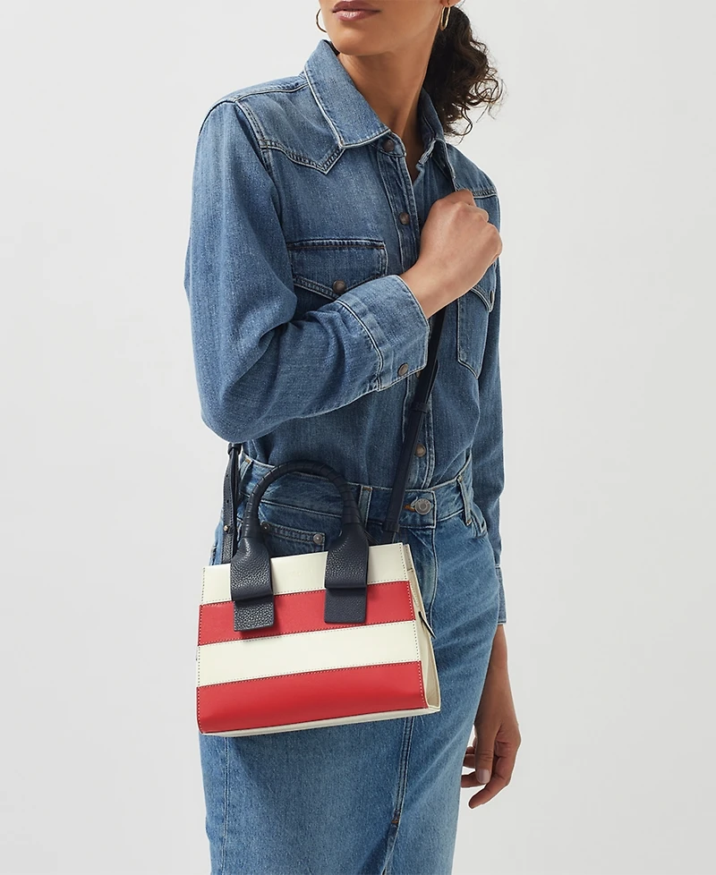 Radley London Finch Lane Stripe Small Ziptop Grab