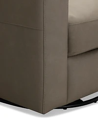 Closeout! Kovner Leather Glider & Swivel Arm Chair, Created for Macy's