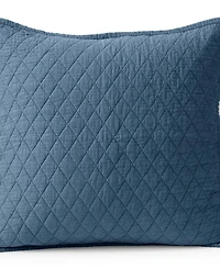 Lands' End Solid Diamond Double Voile Pillow Sham
