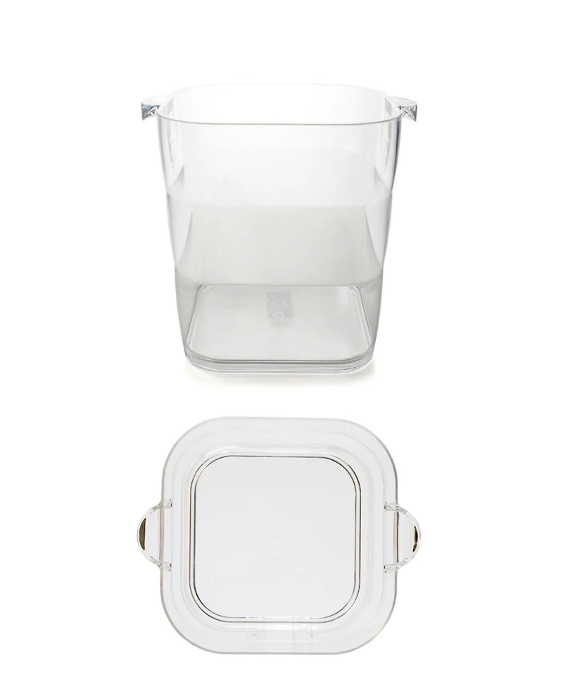 Oggi 8" x 8" x 9.75" Acrylic Square Ice Bucket