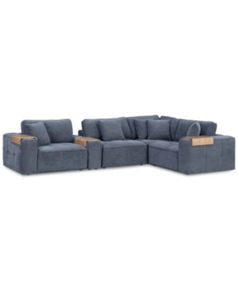 Nycolle Modular Fabric Sectional Collection Created For Macys