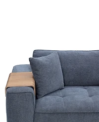 Nycolle 3-Pc. Modular Fabric Sofa with Console, Created for Macy's