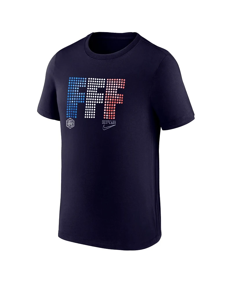 Nike Men's Navy France National Team Lights T-Shirt