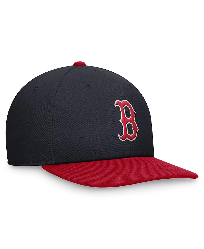 Nike Men's Navy/Red Boston Red Sox Evergreen Two-Tone Snapback Hat
