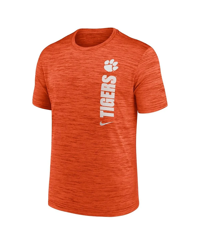 Nike Men's Orange Clemson Tigers 2024 Sideline Velocity Performance T-Shirt