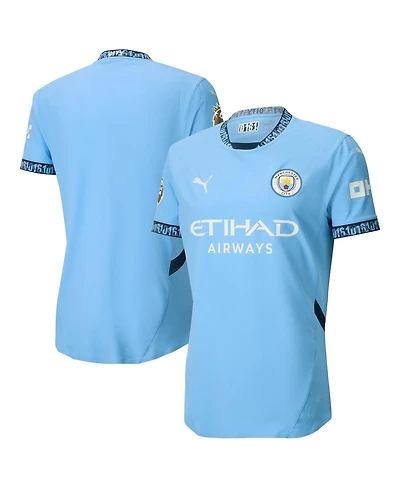Puma Men's Light Blue Manchester City 2024/25 Home Authentic Jersey