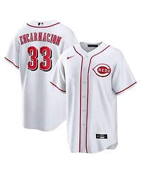 Nike Men's Christian Encarnacion-Strand White Cincinnati Reds Home Replica Jersey
