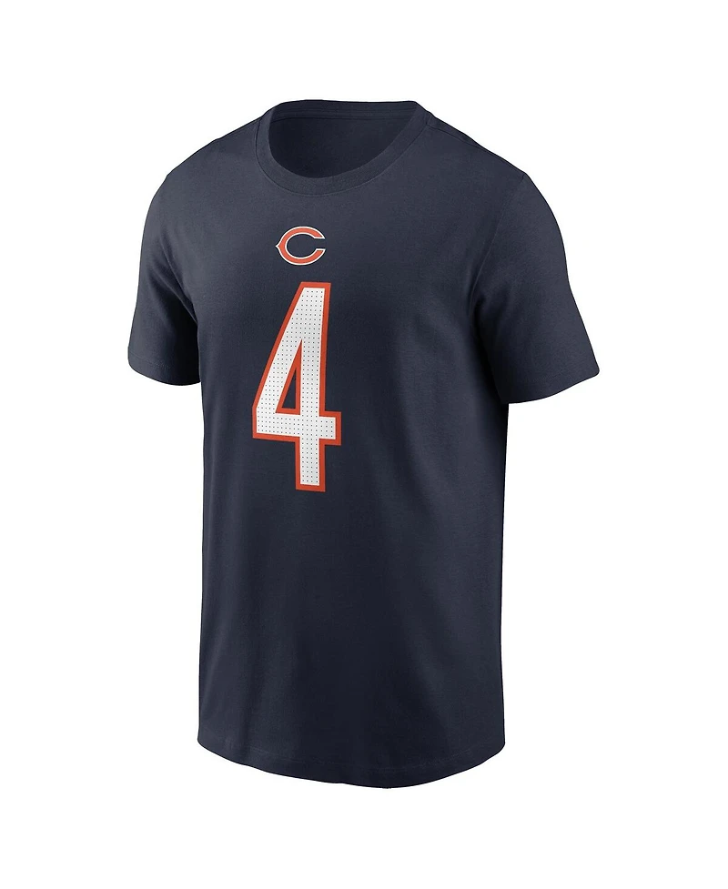 Nike Men's D'Andre Swift Navy Chicago Bears Player Name Number T-Shirt