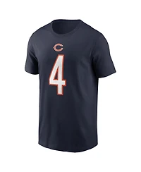 Nike Men's D'Andre Swift Navy Chicago Bears Player Name Number T-Shirt