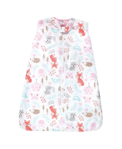 Hudson Baby Girls Mink with Sherpa Inner Sleeping Bag, Sack, Blanket